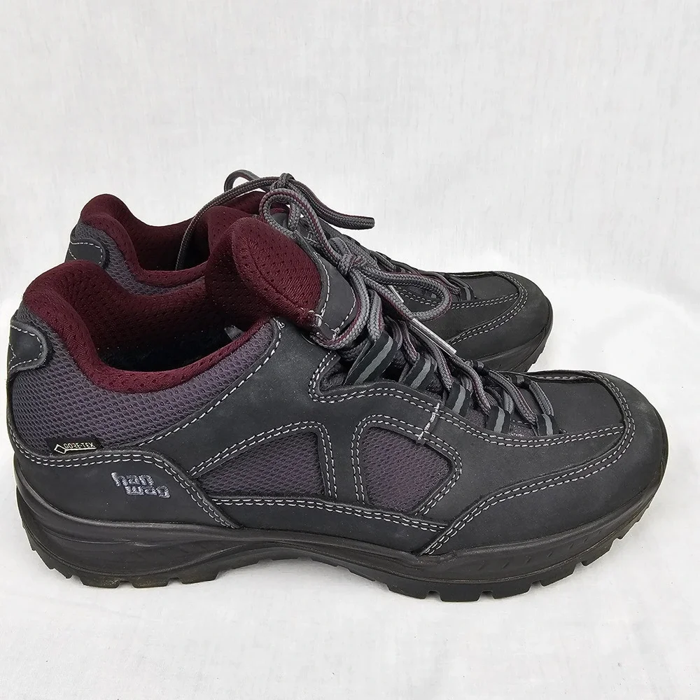 Hanwag Grittstone‎ II Lady GTX Hiking Shoes Women's Gray Waterproof Size 9